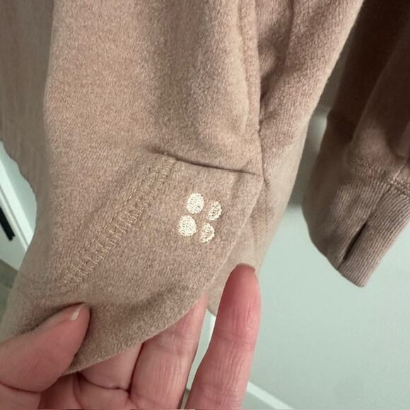 Sweaty Betty Escape Luxe Fleece Hoodie Medium Dusty Pink - Picture 6 of 8